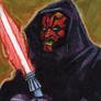 Darth Maul Sketchcard