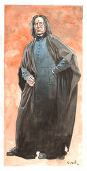 Severus Snape Watercolor... by ssava