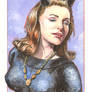Julie Newmar as Catwoman Watercolor...