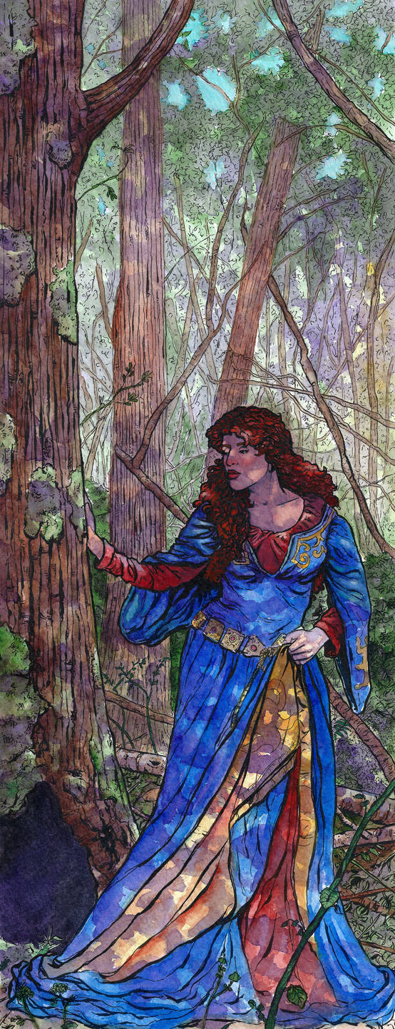 Pre-Raphaelite Watercolor 01 by ssava on DeviantArt