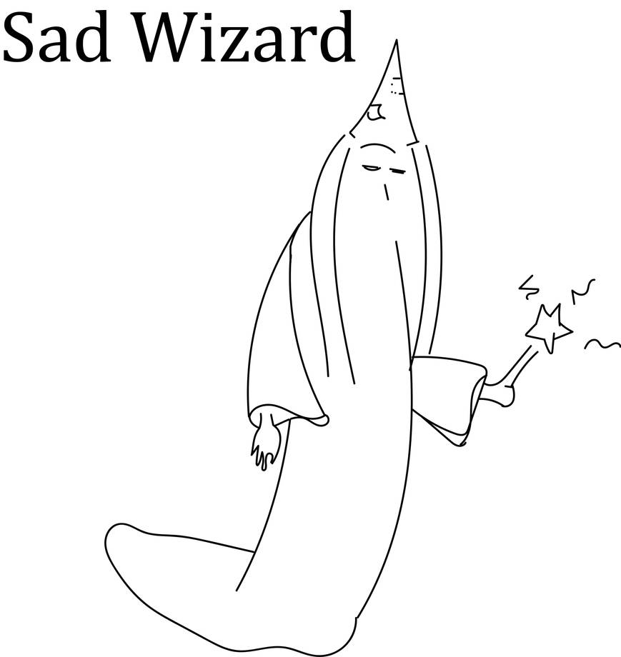 Sad Wizard by Brravery on DeviantArt