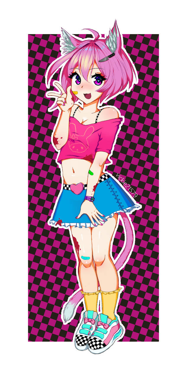 Pink Core Cat Pink Cat by vickie21579 on DeviantArt