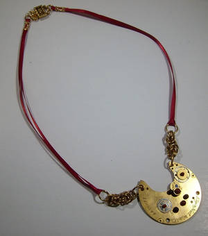 Steampunk Watch Parts Necklace