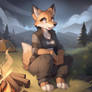 Fox by the Fire