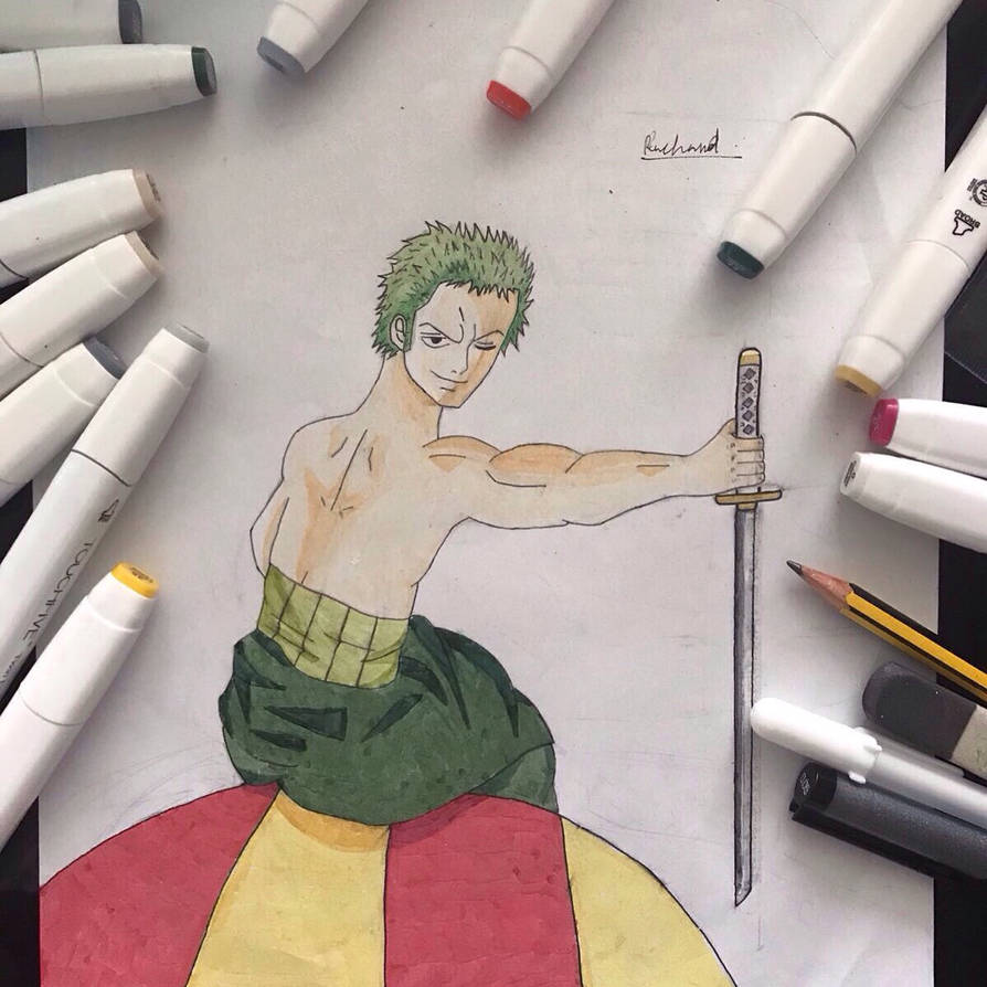 Zoro Drawing One Piece By Richdrawsmanga On Deviantart Zoro Drawing One Piece By Richdrawsmanga On Deviantart