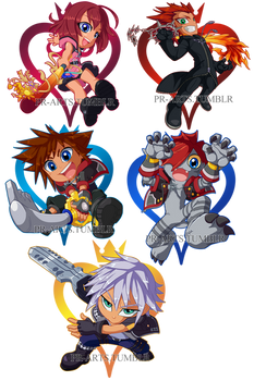 Kingdom Hearts Chibis