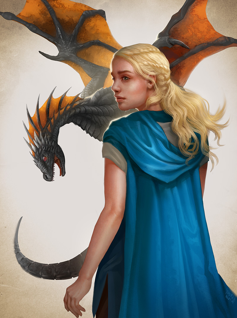 Game of thrones fan art - Daenerys Targaryen