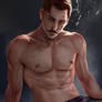 Dorian in sauna