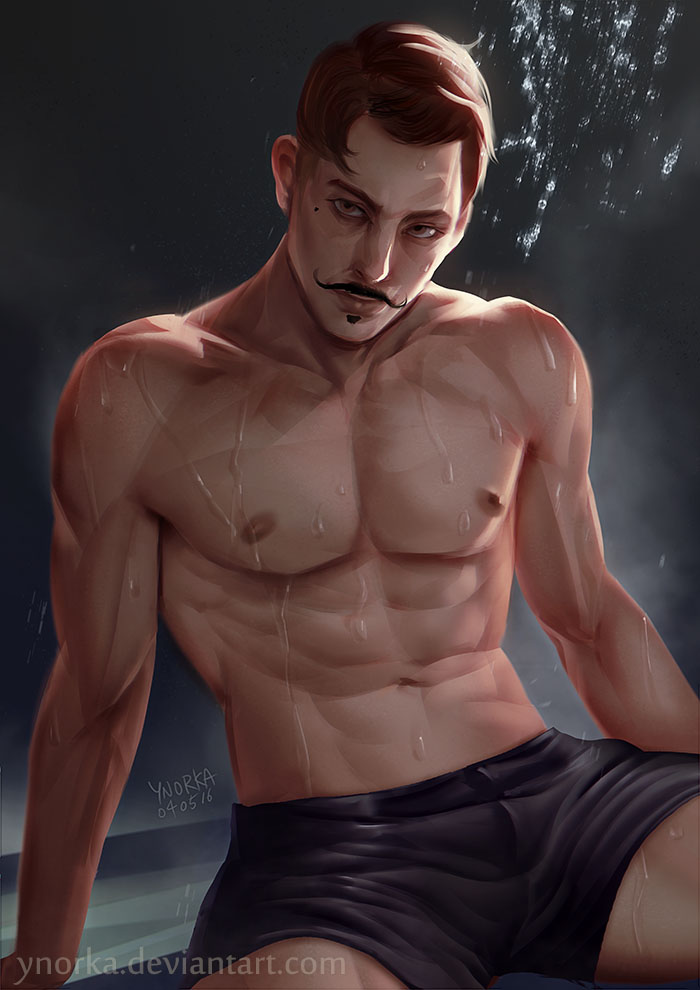 Dorian in sauna