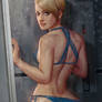 Cora in shower