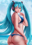 Hatsune Miku - 2 by ynorka