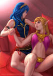 Lucina x Zelda by ynorka