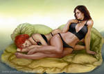 Yen + Triss by ynorka