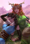 Keyleth n Vexahlia by ynorka