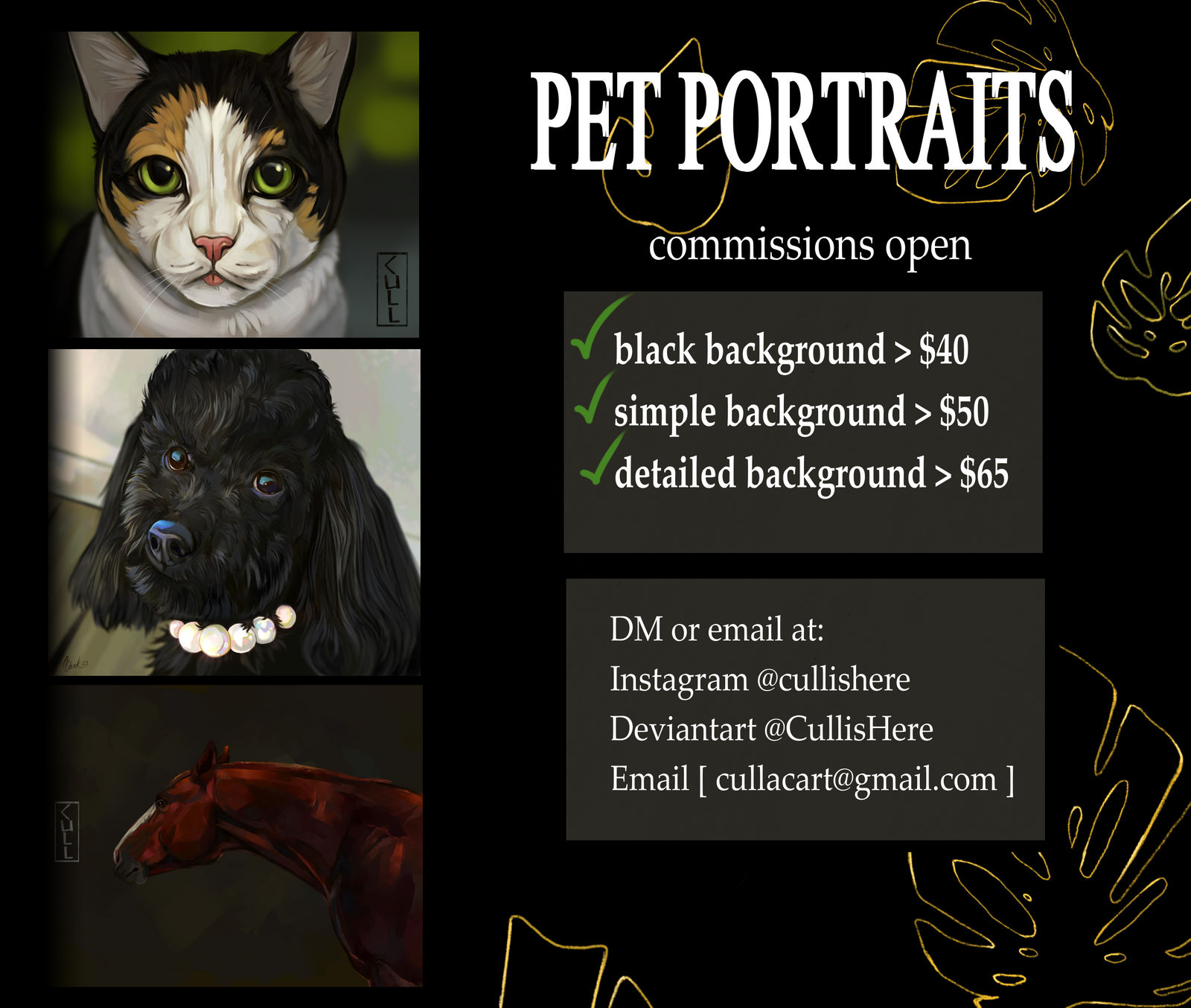 Pet Portrait Commissions By CullisHere On DeviantArt pet-portrait-commissions-by-cullishere-on-deviantart