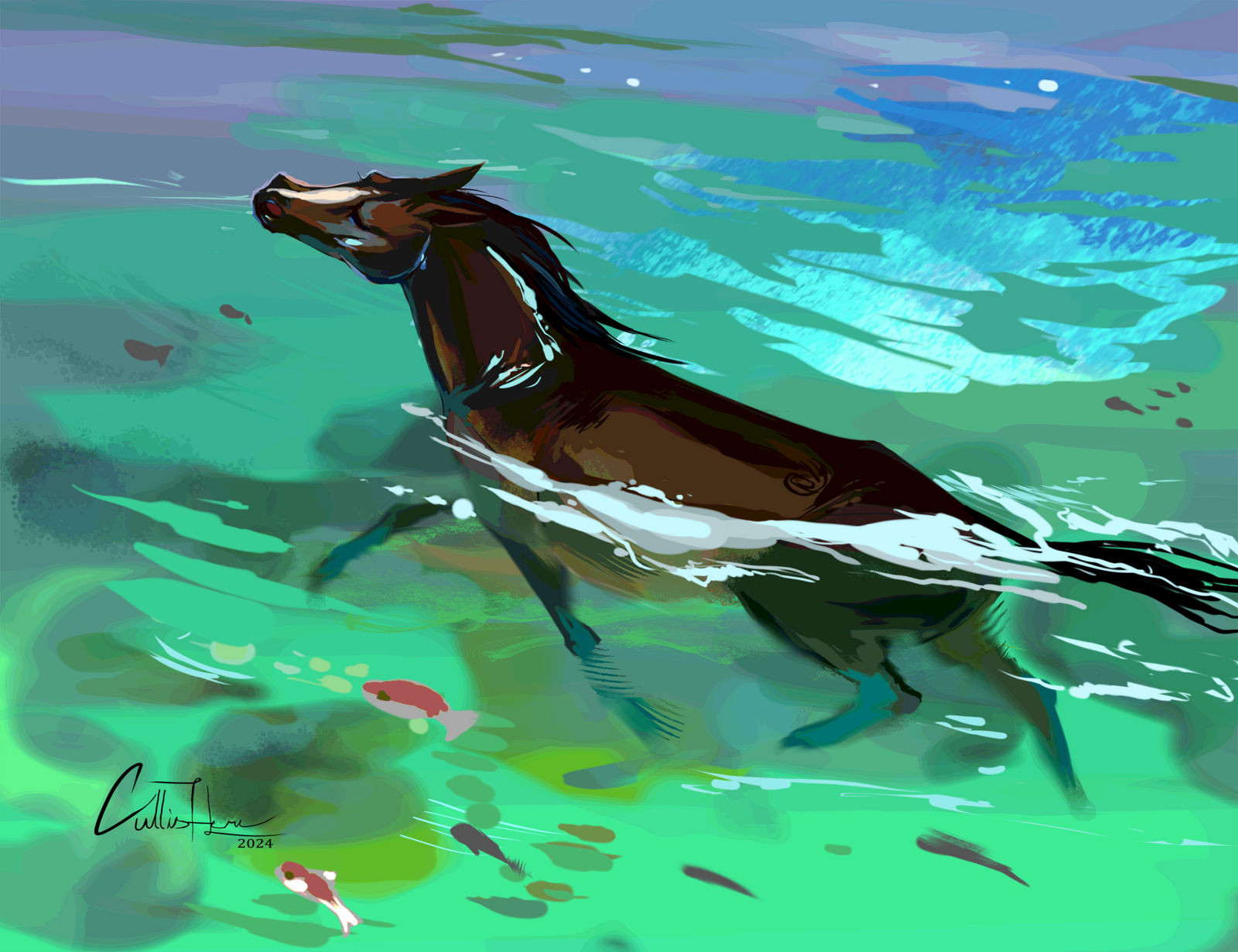 Below the Water by CullisHere on DeviantArt