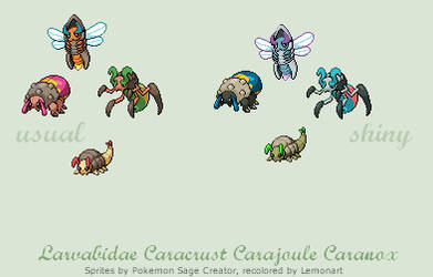 Larvabidae Caracrust Carajoule Caranox