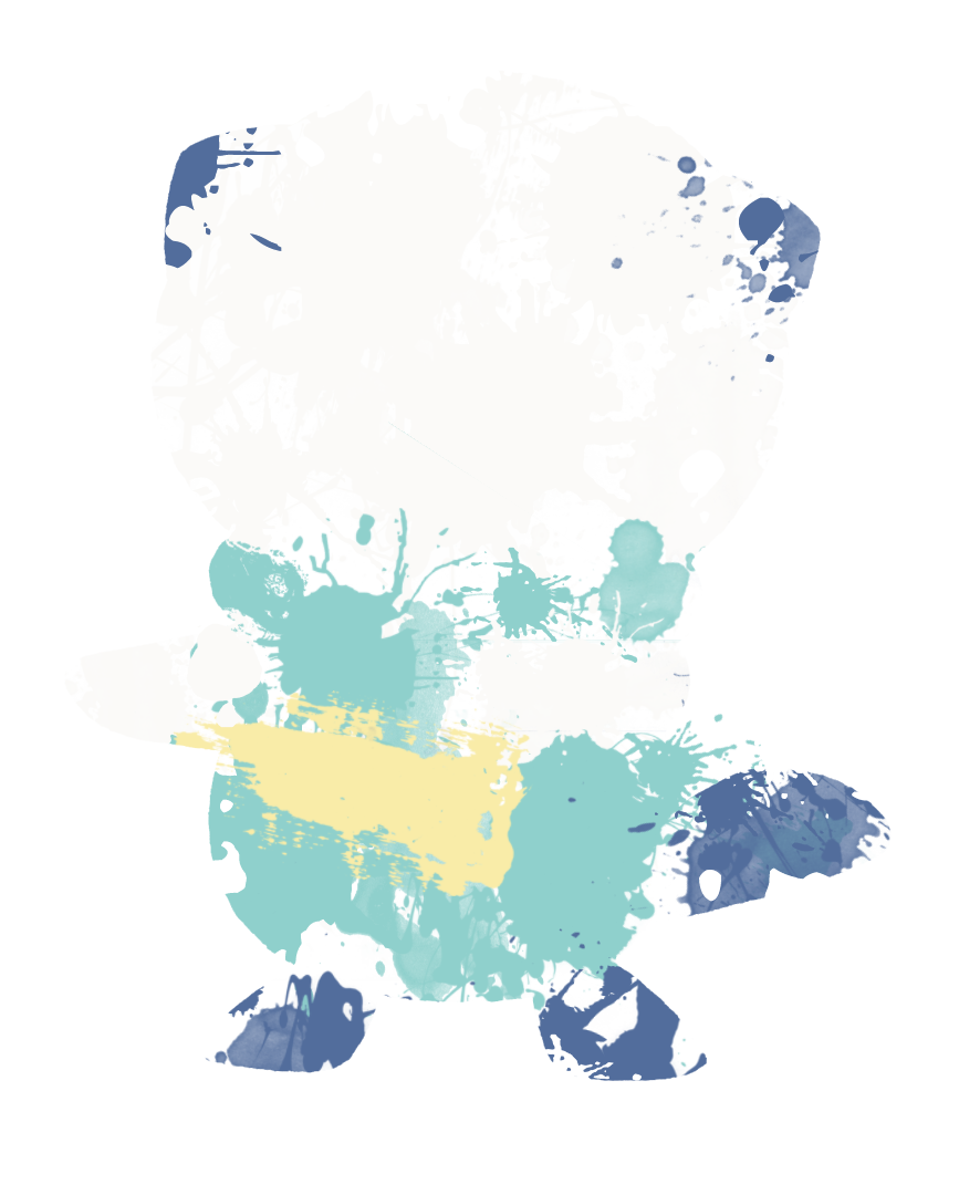 Oshawott Paint Splatter Graphics