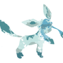 Glaceon Paint Splatter Graphics