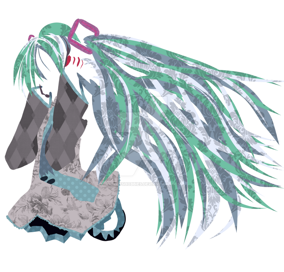 Hatsune Miku Pattern Vector by HollysHobbies on DeviantArt