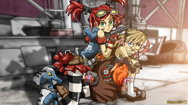 Gaige the Mechromancer + Tiny Tina the Bomb Maker