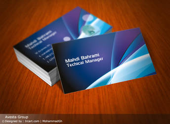 Mahdi Bahrami Business card