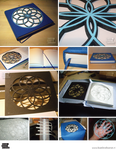 Kosmikos Society Book by BoekBindBoetiek