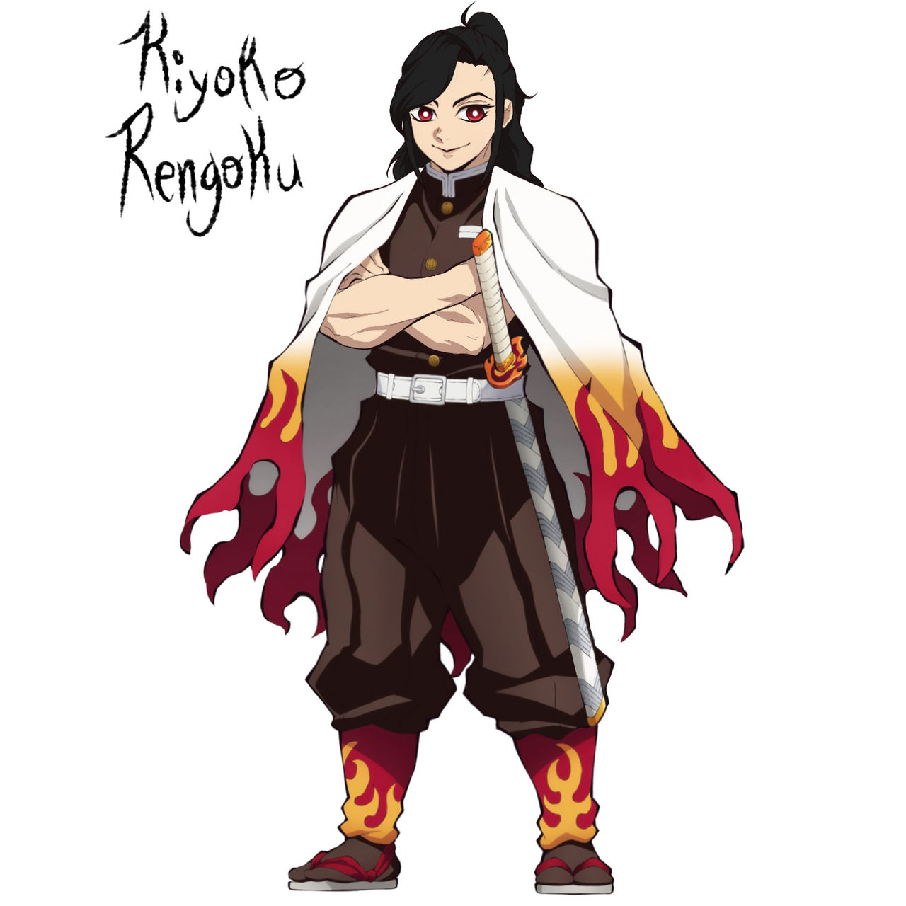 Female Rengoku~Kyoko Rengoku by rowenspng on DeviantArt