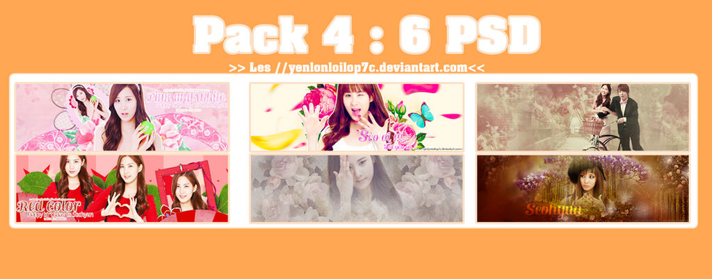 Pack 4 - 6 PSD - Seohyun