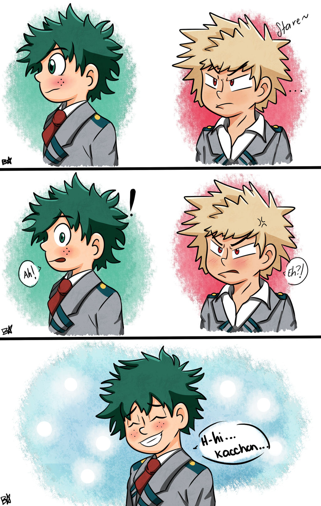 Deku and Kacchan 1 by BStaru on DeviantArt