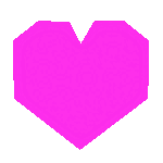 3D Blocky Spinning Heart Purple by WebMewMew on DeviantArt