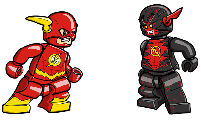 Flash vs Reverse Flash New52 Lego4 by Catanas192 on DeviantArt
