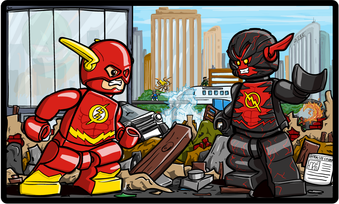 Flash vs Reverse New 52 by on