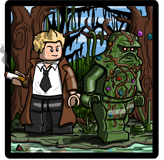 Lego John Constantine and Swamp Thing