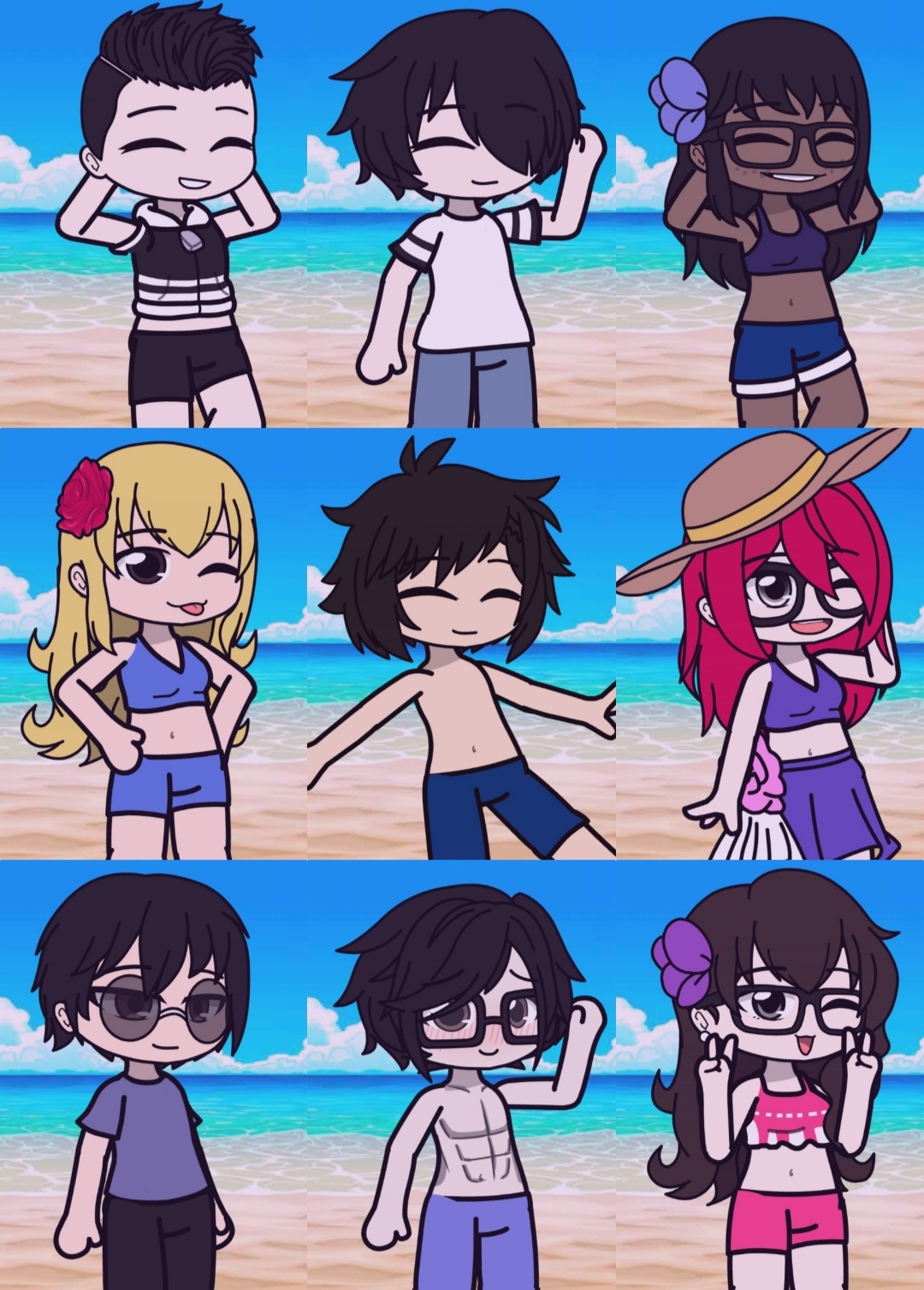 Gacha Club - All of my OCs genderbent by AnthonyDraws04 on DeviantArt