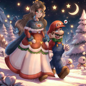 -Mario x Princess Lovestar: Romantic night-