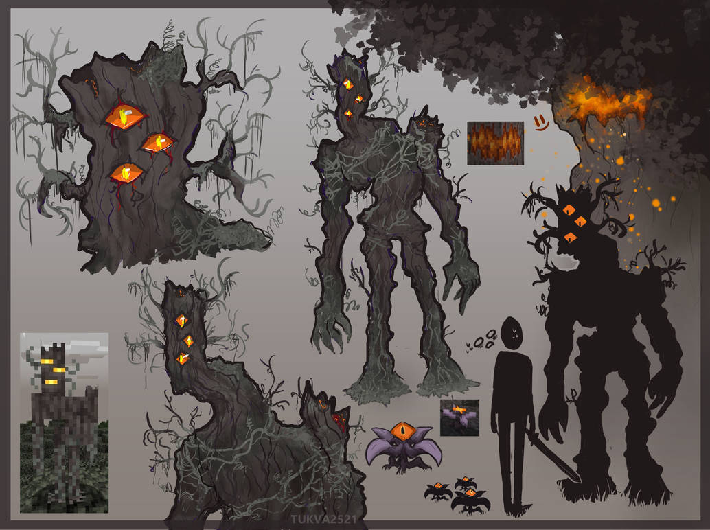 Minecraft - Creaking by Tukva2521 on DeviantArt