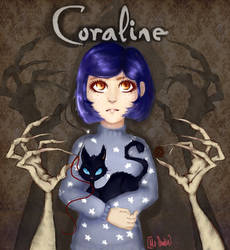 Fan-art: Coraline y la puerta secreta