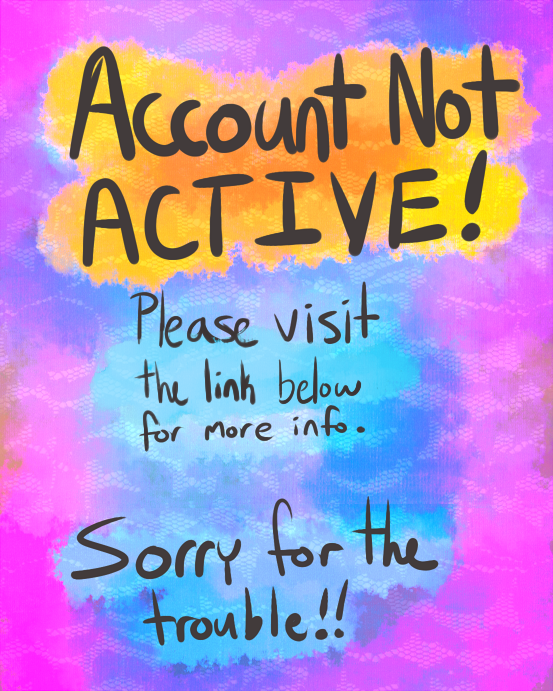 Account INACTIVE!