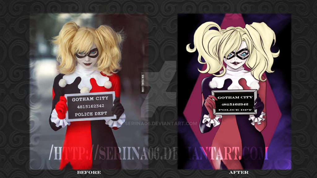 Before + After - Harley Quinn