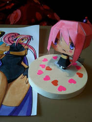 Chibi Papercraft of my OC Tempest