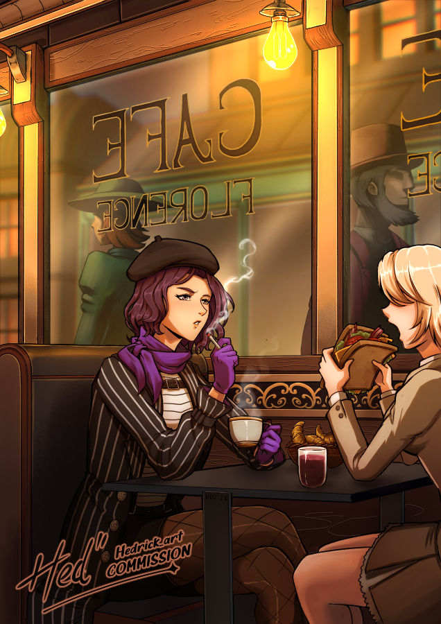 Cafe Blue Deviantart Morning at the Cafe by BluecoatAgency on DeviantArt