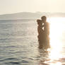 Couple and sunset 01