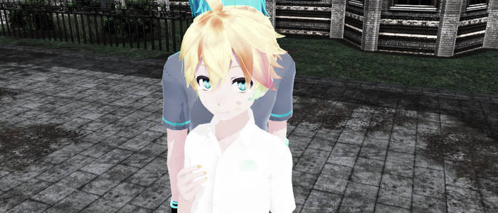 (MMD) A Title for A new Mikuo x Len MMD?