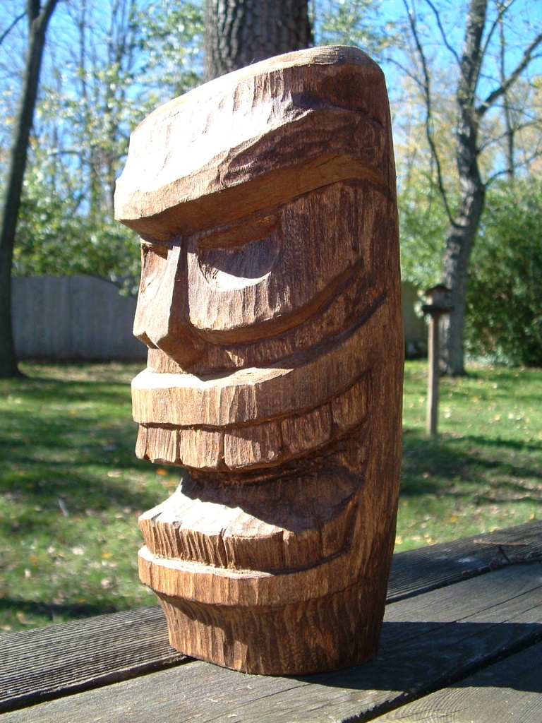 Tiki Wood Carving