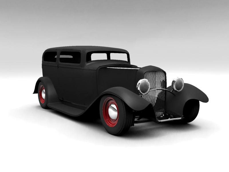 1932 Ford Tudor Sedan - Black