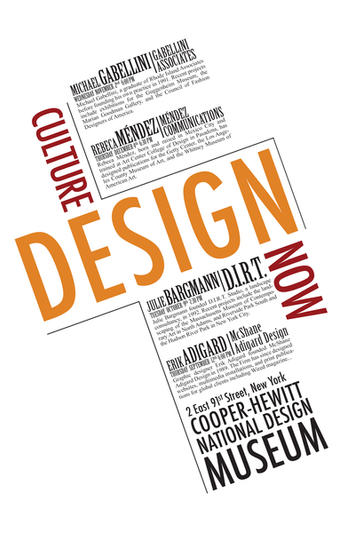 Design Culture Now Poster