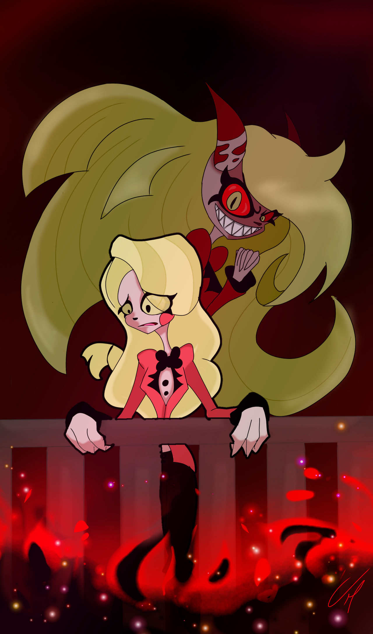 Cursed Charlie Hazbin Hotel - Charlie Evil by Frankenstein-V on DeviantArt