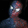 Spider-Man body paint :)