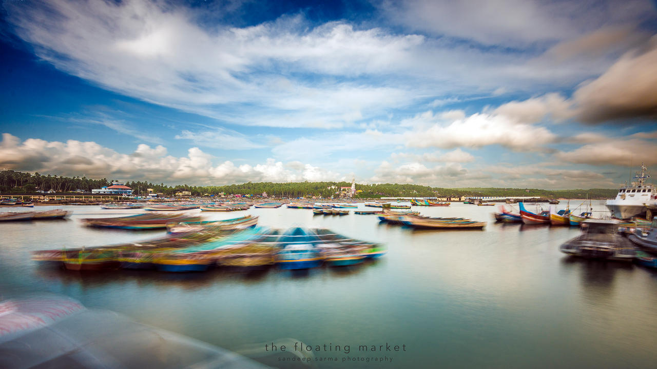 the floating market